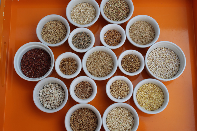 How many whole grains can you identify?